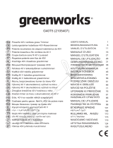 Greenworks G40T5 - 2105407 Návod k obsluze