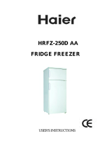 Haier HRFZ-250D Uživatelský manuál
