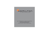 Hamilton Watch Automatic and Quartz Chronograph Uživatelský manuál