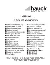 Hauck Leisure e-motion Operativní instrukce