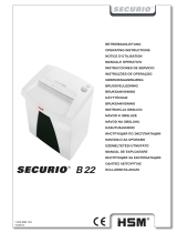 HSM Securio B22 5.8mm Operativní instrukce