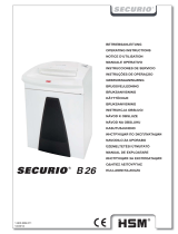 HSM Securio B26 1 x 5mm Operativní instrukce