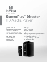 Iomega ScreenPlay™ Director HD Media Player USB 2.0/Ethernet/AV 1.0TB Návod k obsluze