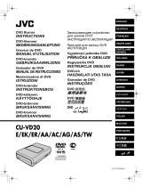 JVC VERBATIM CU-VD20 Uživatelský manuál