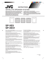 JVC SP-XE5 Uživatelský manuál