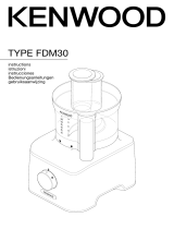 Kenwood FDM307 Multipro Compact Návod k obsluze