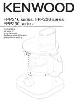 Kenwood FPP230 series Uživatelský manuál