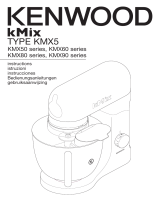 Kenwood kMix Almond Stand Mixer KMX52 Návod k obsluze