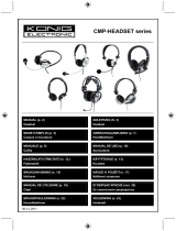 König CMP-HEADSET160 Návod k obsluze