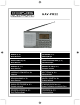 Konig Electronic HAV-PR22 Návod k obsluze