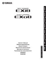 Yamaha EXo8 Uživatelský manuál