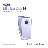 LaCie Little Big Disk Uživatelský manuál