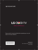 LG OLED65W7V Uživatelský manuál