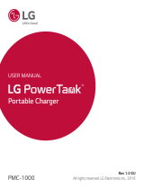 LG PowerTank PMC-1000 Uživatelský manuál