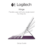 Logitech Hinge Flexible case for iPad Air instalační příručka