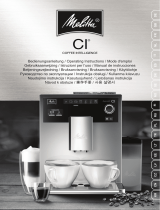 Melitta CAFFEO® CI® Operativní instrukce
