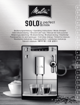 Melitta CAFFEO® SOLO® & Perfect Milk Operativní instrukce