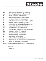 Miele 7805350 Operativní instrukce