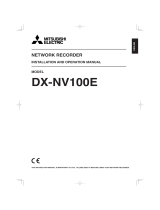 Mitsubishi DX-NV100E Uživatelský manuál