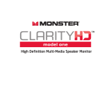 Monster Cable CLARITYHD model one Specifikace