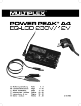 MULTIPLEX Power Peak A4 EQ-LCD - 30 8560 Návod k obsluze