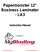 MyBinding Papermonster LA4 Uživatelský manuál