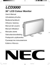NEC NEC LCD3000 Návod k obsluze