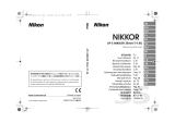 Nikon AF-S Uživatelský manuál