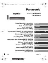 Panasonic DPUB420EG Operativní instrukce