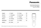 Panasonic ER-GC20-K503 Návod k obsluze