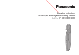Panasonic ER-GD60-S803 Návod k obsluze