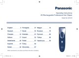 Panasonic ER1610 Návod k obsluze