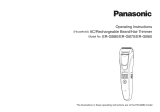 Panasonic ERGB62 Návod k obsluze