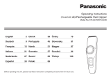 Panasonic ERGC50 Operativní instrukce