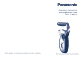 Panasonic ES7101 Návod k obsluze