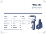 Panasonic ES7109 Operativní instrukce