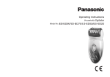 Panasonic ESED90 Operativní instrukce