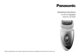 Panasonic ESWD92 Návod k obsluze
