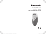 Panasonic ESWS24 Operativní instrukce