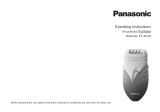 Panasonic ESWS20 Operativní instrukce