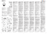 Panasonic RPHC300 Operativní instrukce