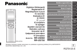 Panasonic RRUS750 Návod k obsluze