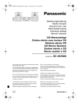 Panasonic SCAKX660E Návod k obsluze