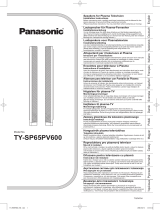 Panasonic TY-SP65PV600 Operativní instrukce