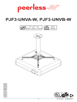 Peerless PJF3-UNVB-W Operativní instrukce