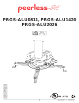 Peerless PRGS-ALU0811 Uživatelský manuál