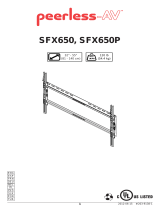 Peerless SFX650P Uživatelský manuál