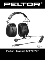 Peltor MT7H79P3E Uživatelský manuál