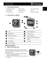Prestigio Multicam Series User PCD-VRR575w Návod k obsluze