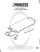 Princess Table Chef Pro 102310 Uživatelský manuál